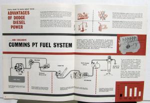 1962 Dodge High Ton Diesel Trucks Cab Fwd Tandem KC KCT NC NCT Sales Brochure