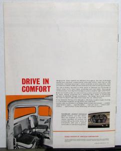 1962 Dodge High Ton Diesel Trucks Cab Fwd Tandem KC KCT NC NCT Sales Brochure