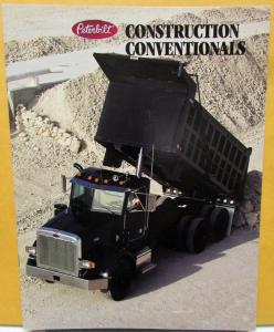 1989 1990 Peterbilt Construction Conventionals Sales Brochure