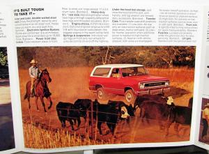 1974 Plymouth Trail Duster Dealer Sales Brochure Folder Sport Utility 4X4