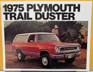 1975 Plymouth Trail Duster Dealer Sales Brochure