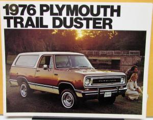 1976 Plymouth Trail Duster Dealer Sales Brochure