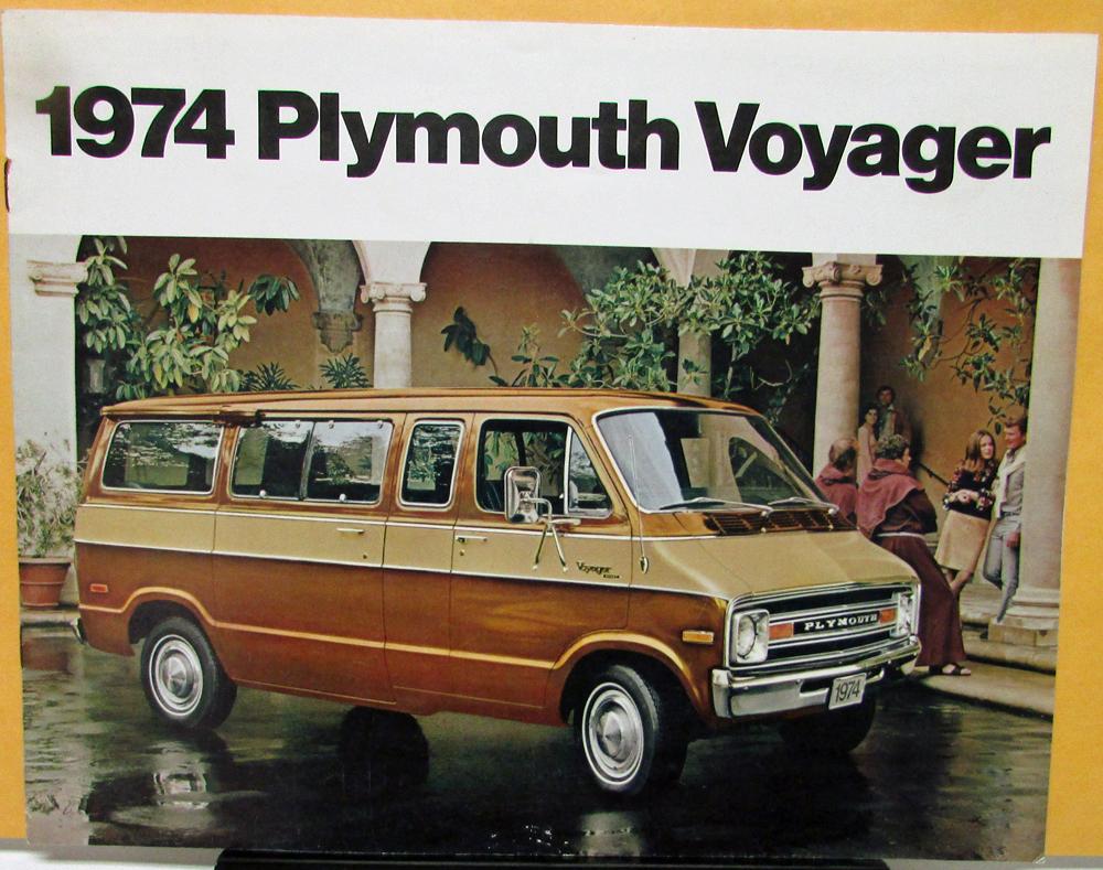 1974 Plymouth Voyager Van Dealer Sales Brochure