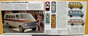 1974 Plymouth Voyager Van Dealer Sales Brochure