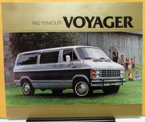 1982 Plymouth Voyager Van Dealer Sales Brochure