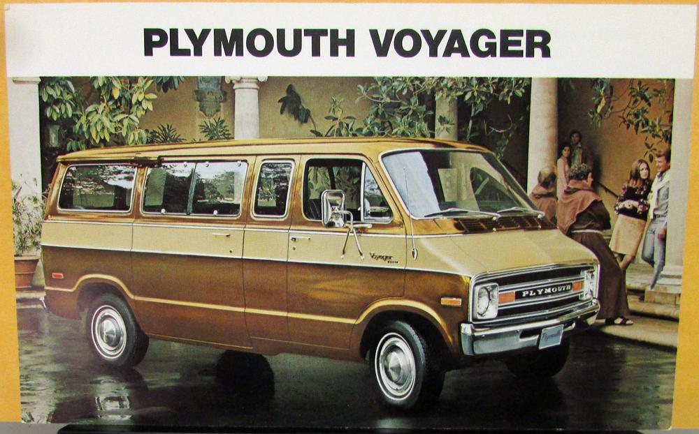 1974 Plymouth Voyager Van Post Card