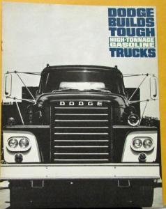 1963 Dodge Truck High Tonnage Gas Models C & CT Sales Brochure REV 11 62