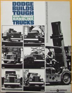 1963 Dodge Truck High Tonnage Gas Models C & CT Sales Brochure REV 11 62