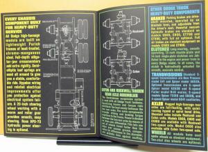 1963 Dodge Truck High Tonnage Gas Models C & CT Sales Brochure REV 11 62