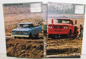 1963 Dodge 4WD Truck Pickup Sweptline Utiline Wagon Military Chassis Sale Folder