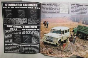 1963 Dodge 4WD Truck Pickup Sweptline Utiline Wagon Military Chassis Sale Folder
