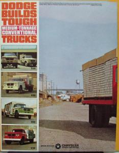 1963 Dodge Truck Med Ton Conventional D400 D500 D600 D700 Sales Folder Original