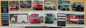 1963 Dodge Full Line Pickup Gas Diesel Motor Home 4WD Trucks Sales Brochure