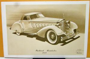 Steve Pasteiner Vintage Auto Print Set Of 8 V16 Cadillac 1933 Duesenberg 37 Cord
