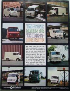1963 Dodge Fwd Control Truck P100 200 300 400 Sales Folder 81 305 3033 Rev 9 62