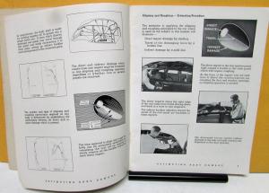 1949 Body Damage Repair & Estimating Procedures Manual General Motors Repair GM