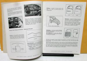 1949 Body Damage Repair & Estimating Procedures Manual General Motors Repair GM
