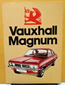 1975 Vauxhall Magnum 1800 2300 Estate Dealer Sales Brochure England Foreign