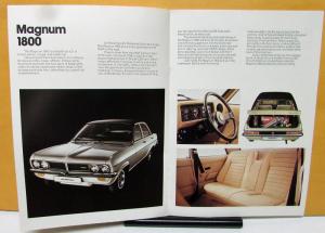 1975 Vauxhall Magnum 1800 2300 Estate Dealer Sales Brochure England Foreign