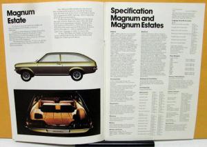 1975 Vauxhall Magnum 1800 2300 Estate Dealer Sales Brochure England Foreign