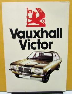 1975 Vauxhall Victor 2300 1800 Estate Dealer Sales Brochure England Foreign