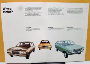 1975 Vauxhall Victor 2300 1800 Estate Dealer Sales Brochure England Foreign