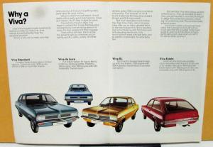 1975 Vauxhall Viva  De Luxe SL Estate Foreign Sales Brochure UK Standard REVISED