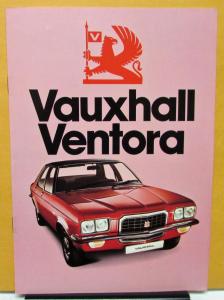 1975 Vauxhall Ventora Estate UK Original Rare Foreign Dealer Sales Brochure