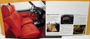 1974 Opel Rekord GM Foreign Dealer Sales Brochure European Original Rare