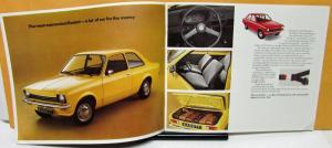 1974 Opel Kadett GM Foreign Dealer Sales Brochure European Original Rare