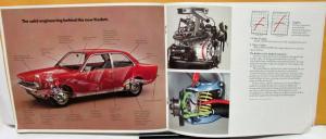 1974 Opel Kadett GM Foreign Dealer Sales Brochure European Original Rare