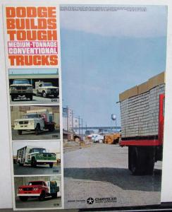 1964 Dodge Trucks D 400 To 700 Medium Tonnage Conventional Sales Folder REV Orig