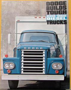 1963 Dodge Diesel Trucks Med Ton Model PD & PC 500 600 Sales Folder Original