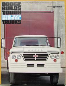 1963 Dodge Diesel Trucks Med Ton Model PD & PC 500 600 Sales Folder Original