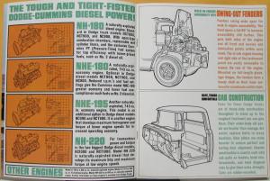 1963 Dodge Diesel Truck Model NC900 NCT800 NCT 900 High Tonnage HD Sale Brochure