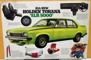 74 Holden Torana SLR 5000 Dealer Sales Sheet Large Foreign Original GM Rare