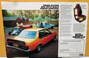 74 Holden Torana SLR 5000 Dealer Sales Sheet Large Foreign Original GM Rare