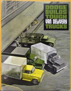 1964 Dodge Van Delivery Truck Models D & C & PC & PD Sales Brochure Original