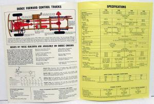 1964 1965 Dodge Forward Control Trucks P Model 100 200 300 400 Sales Folder Orig