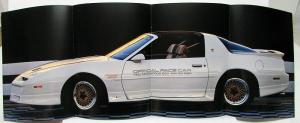 1989 Pontiac Turbo Trans Am Indy 500 Pace Car Brochure