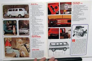 1965 Dodge Truck Sportsman Wagons Van Sales Brochure Original