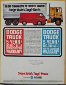 1965 Dodge Pickup Truck Sweptline Utiline Custom Sport Camper Sales Brochure
