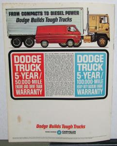 1965 Dodge Truck High Tonnage Gasoline Series C & CT Sale Brochure