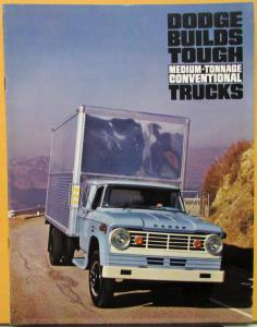 1965 Dodge Truck Medium Tonnage Conventional D400 D500 D600 D700 Sales Brochure