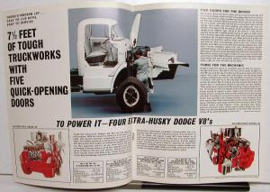 1966 Dodge Truck High Tonnage Gasoline Models C & CT Sales Brochure Original