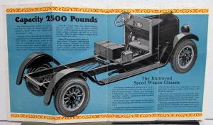 1926 1927 REO Speed Wagon Truck New Improved Sales Folder Brochure