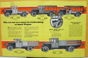 1927 REO Speed Wagon Truck Sales Brochure Building Contractor
