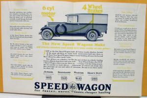 1927 REO Speed Wagon Cleaning and Dyeing Truck Sales Brochure