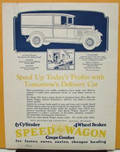 1927 REO Speed Wagon Cleaning and Dyeing Truck Sales Brochure