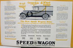 1927 REO Speed Wagon Plumbing and Heating Truck Sales Brochure